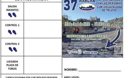 37 MARCHA DE SOLIDARIDAD CON LAS PERSONAS CON DISCAPACIDAD DE TOLEDO